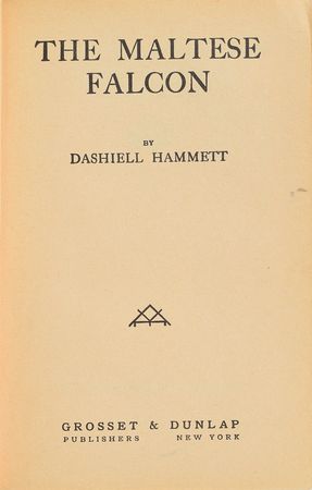 Lot #628 Dashiell Hammett - Image 1