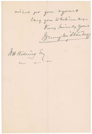 Lot #252 Henry M. Stanley Handwritten Letter Signed - Image 2