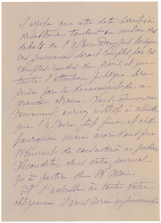 Lot #611 Emile Zola Handwritten Letter Signed - Image 3
