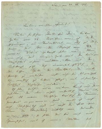 Lot #196 Erwin Schrödinger: Rare autograph letter from the fundamental quantum physicist - Image 1