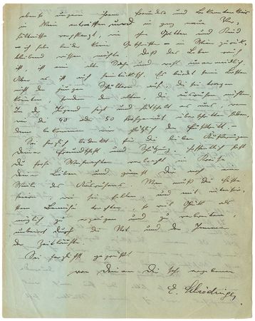 Lot #196 Erwin Schrödinger: Rare autograph letter from the fundamental quantum physicist - Image 2