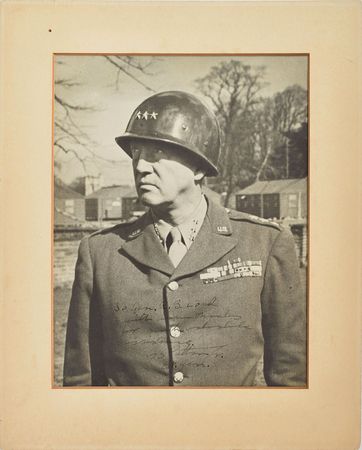 Lot #326 George S. Patton: Patton's warm thanks