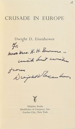 Lot #356 Dwight D. Eisenhower Book