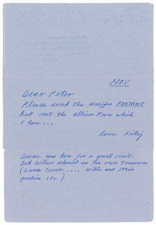 Lot #540 R. B. Kitaj - Image 1