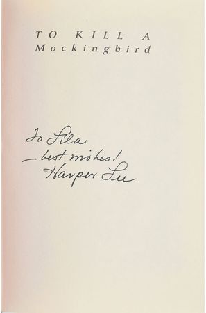 Lot #580 Harper Lee Book - Image 1
