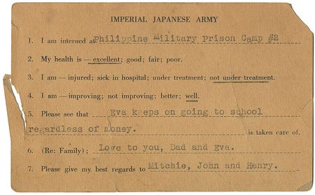 Lot #321 Douglas MacArthur: To the mother of a POW killed in the Sinyo Maru incident: 