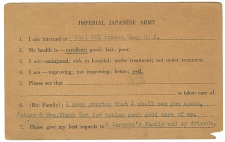 Lot #321 Douglas MacArthur: To the mother of a POW killed in the Sinyo Maru incident: 