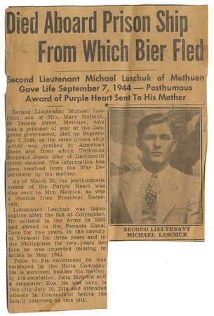 Lot #321 Douglas MacArthur: To the mother of a POW killed in the Sinyo Maru incident: 
