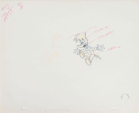 Lot #1275 Group of (10) Woody Woodpecker Production Drawings and a Walter Lantz Signed Check Group Lot - Image 8