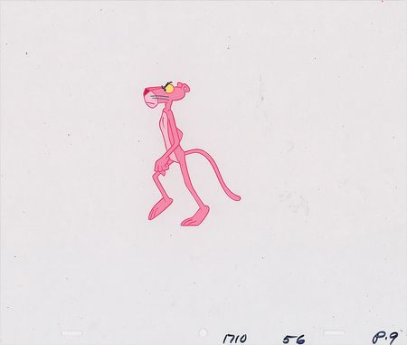 Lot #1296 Group of (3) Pink Panther Production Cels and (2) Production Drawings Group Lot - Image 3