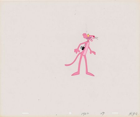 Lot #1296 Group of (3) Pink Panther Production Cels and (2) Production Drawings Group Lot - Image 5