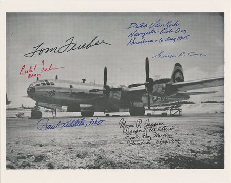 Lot #358 Enola Gay Signed Photograph