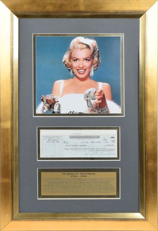 Lot #861 Marilyn Monroe Check - Image 1