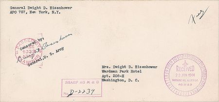 Lot #352 Dwight D. Eisenhower Free Frank