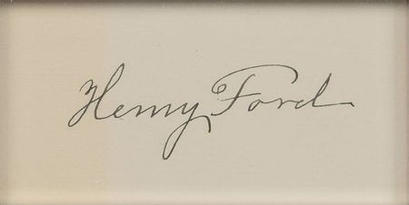 Lot #171 Henry Ford Signature - Image 2