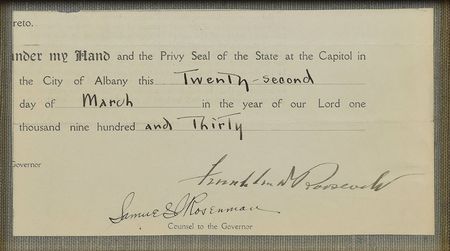 Lot #137 Franklin D. Roosevelt Signature - Image 2