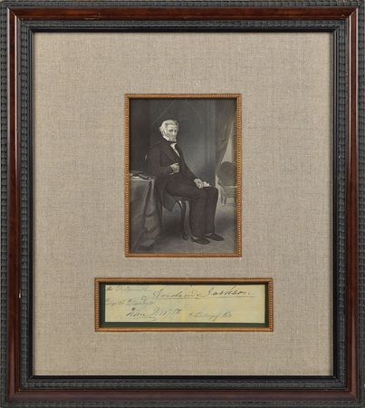 Lot #15 Andrew Jackson Signature