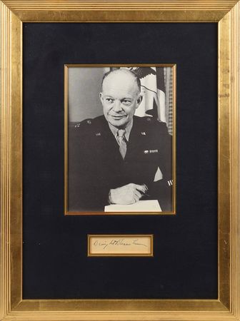 Lot #104 Dwight D. Eisenhower Signature - Image 1