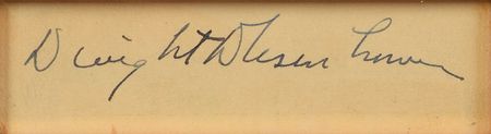 Lot #104 Dwight D. Eisenhower Signature - Image 2
