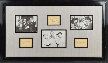 Lot #870 Three Stooges Signatures - Image 1