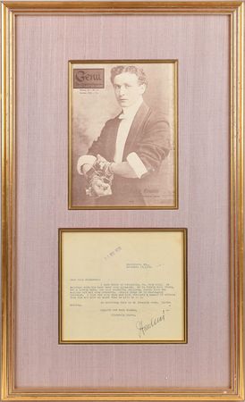 Lot #841 Harry Houdini: Houdini recommends a creator of magic effects - Image 1