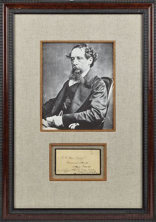 Lot #566 Charles Dickens Autograph Envelope - Image 1