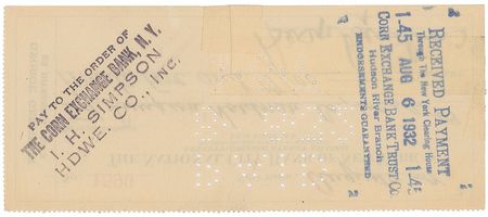 Lot #678 George Gershwin Check - Image 2