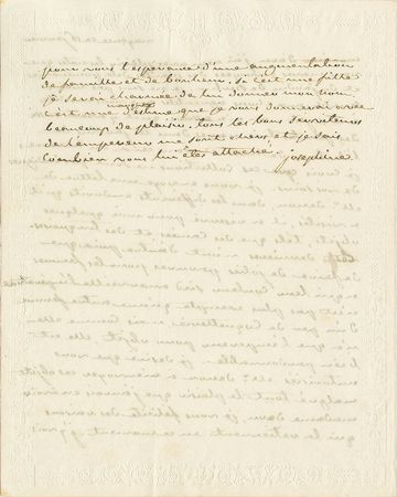 Lot #223 Napoleon: Josephine: Charming letter on gardens and jewels - Image 2