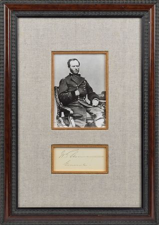 Lot #421 William T. Sherman Signature - Image 1