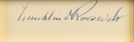 Lot #135 Franklin and Eleanor Roosevelt Signature - Image 2