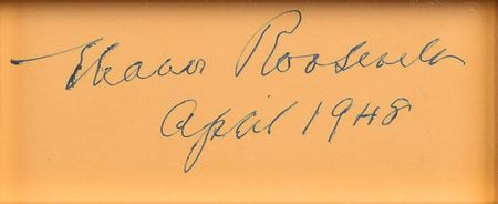 Lot #135 Franklin and Eleanor Roosevelt Signature - Image 3