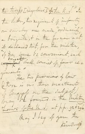 Lot #419 Winfield Scott Handwritten Letter Signed - Image 2