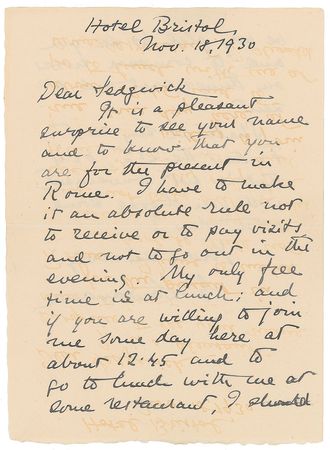 Lot #651 George Santayana Handwritten Letter Signed - Image 1