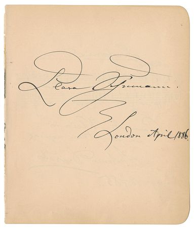 Lot #661 Antonin Dvorak: Marvelous musical quote from the 'New World' composer - Image 2