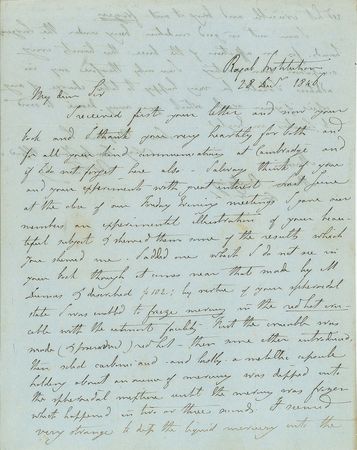 Lot #186 Michael Faraday: 