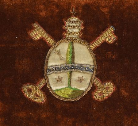 Lot #212 Pope Leo XIII: Ornate papal slipper of Pope Leo XIII - Image 5