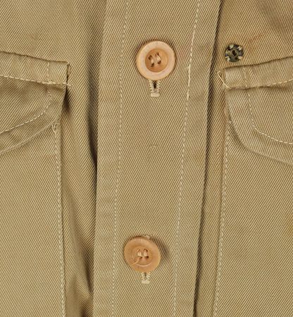 Lot #306 Chinese-Made Field Jacket Belonging to George L. Paxton of the A.V.G. 'Flying Tigers': Significant khaki field jacket with rare AVG 'Flying Tiger' patch - Image 4