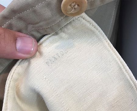 Lot #306 Chinese-Made Field Jacket Belonging to George L. Paxton of the A.V.G. 'Flying Tigers': Significant khaki field jacket with rare AVG 'Flying Tiger' patch - Image 5