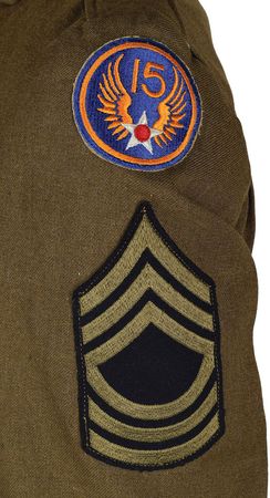Lot #332 World War II Jacket: Manly S. Blackman: The jacket of an American airman held as a POW in Stalag-17 - Image 5