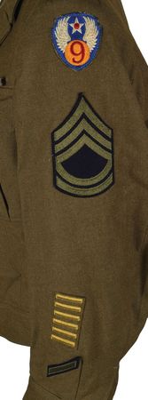 Lot #335 World War II Uniform: 8th and 9th Air Force Uniform - Image 4