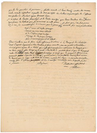 Lot #220 Frederick the Great: A poem for his masterful friend Voltaire: 