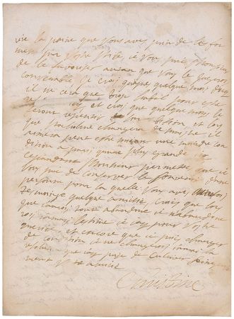 Lot #270 Queen Christina: ?When Stockholm changes ministers, he will perhaps prefer a lesser status in Paris, than a greater one here? - Image 2