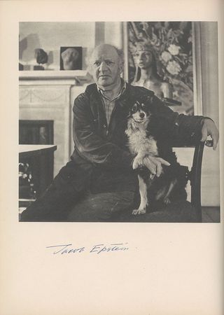 Lot #555 Jacob Epstein Handwritten Letter Signed - Image 1