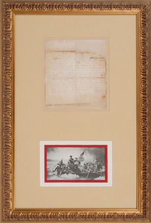 Lot #1 George Washington: Washington announces a