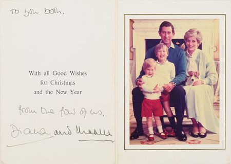 Lot #267 Princess Diana and Prince Charles Card - Image 3