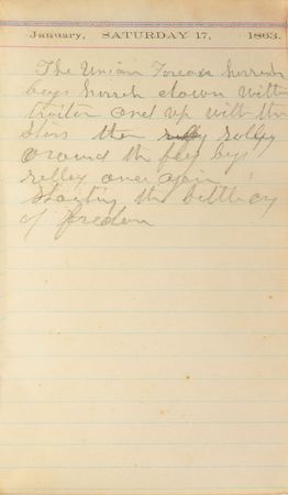 Lot #404 Gettysburg: A New Hampshire private's diary from 