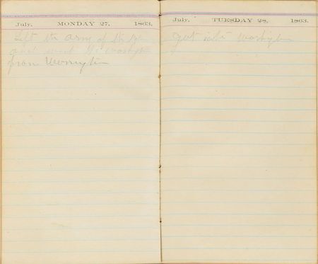 Lot #404 Gettysburg: A New Hampshire private's diary from 