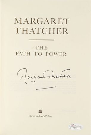 Lot #509 Margaret Thatcher Signed Photograph - Image 1