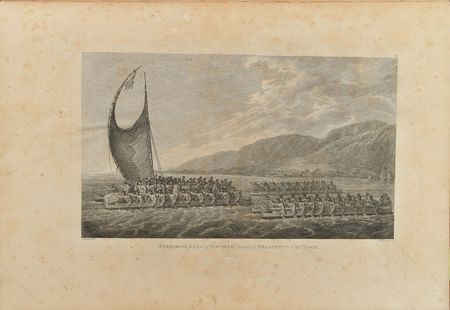 Lot #291 Atlas to Captain James Cook's Third Voyage: Folio of charts and engravings portraying Captain Cook's third voyage - Image 3