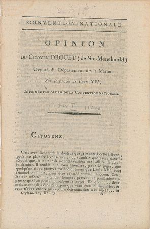 Lot #248 King Louis XIV Trial Pamphlets: The trial of King Louis XVI - Image 7